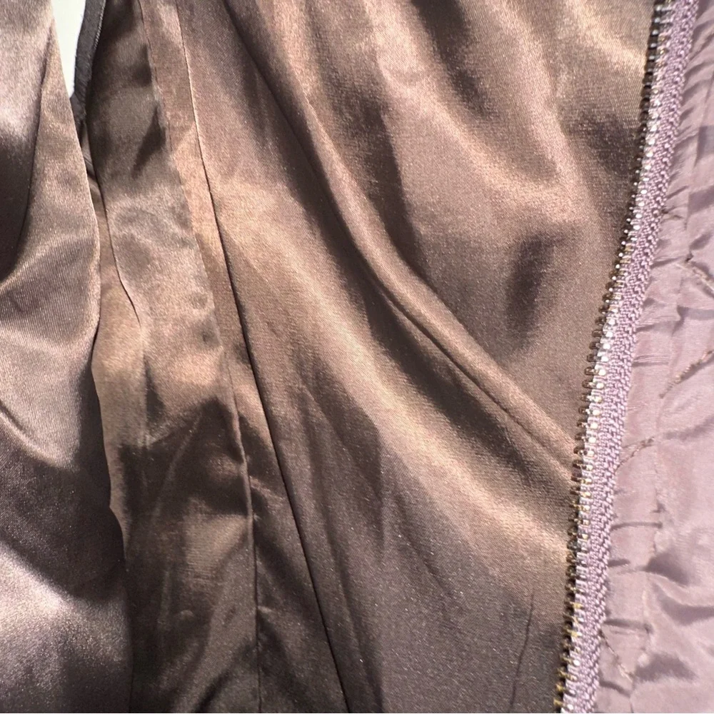 Quilted Brown Women's Vest - Picture 4 of 5